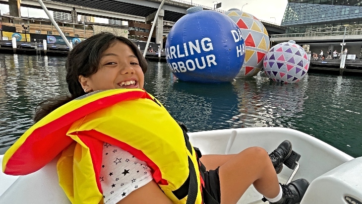 Darling Harbour Christmas Pedal Boat
