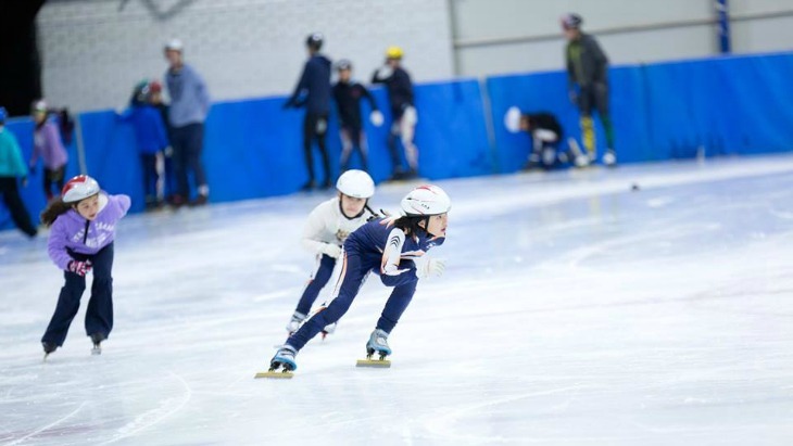 Ice skating in Sydney 