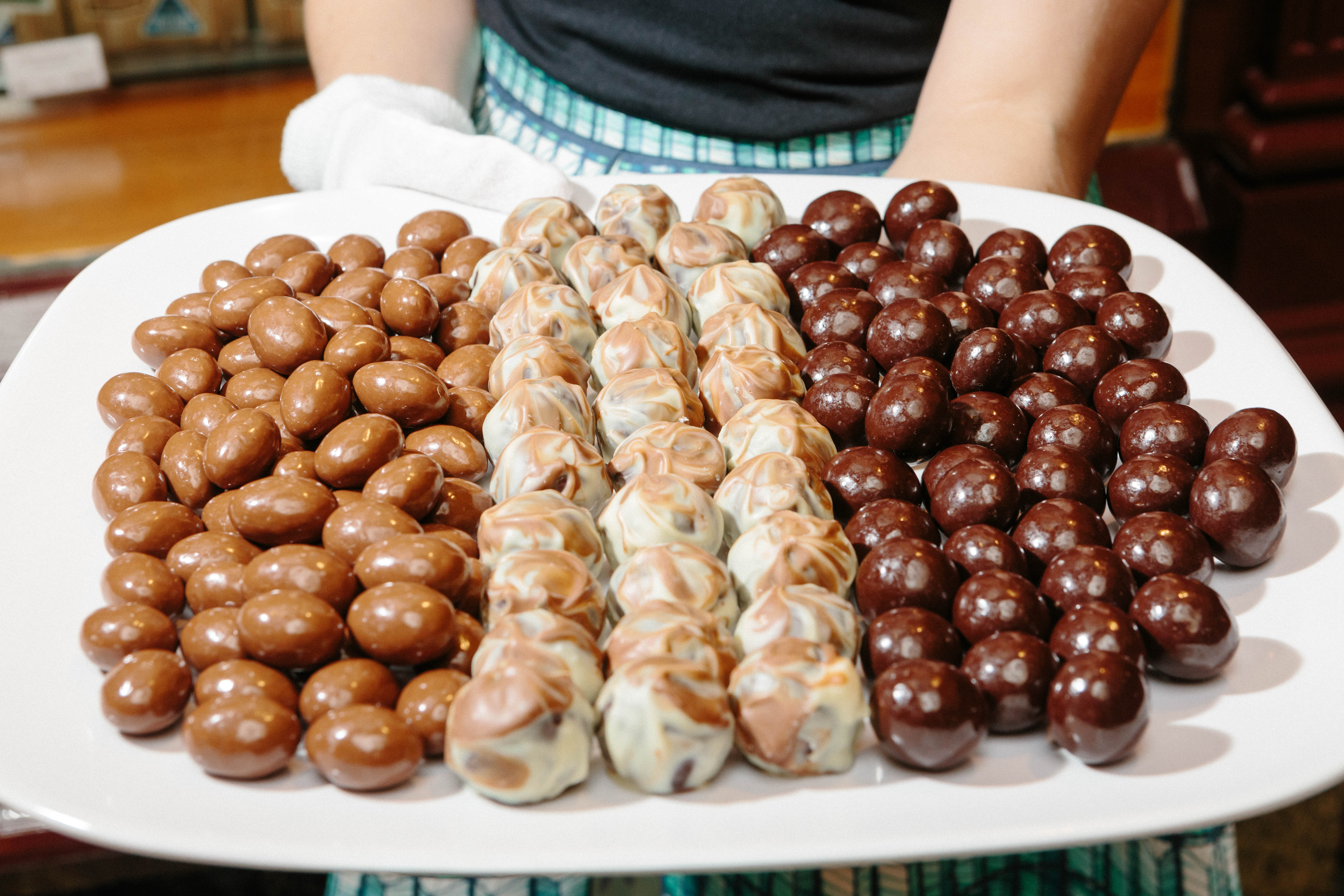 Haigh's Chocolate in the Royal Arcade. One of the stops on the Chocoholic Tours, Melbourne. Photos by Teagan Glenane