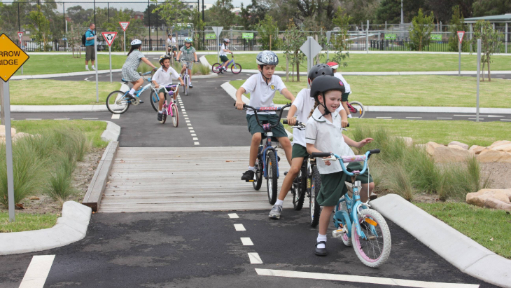 Bike tracks in Sydney