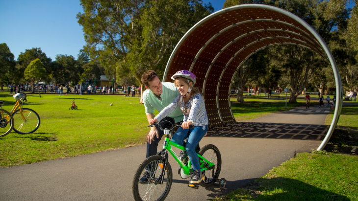 Children’s Learner's Cycleway at Centennial Parklands