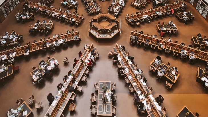 The Reading Room at the State Library of Victoria