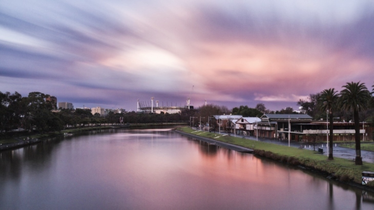 The Yarra River at Southbank