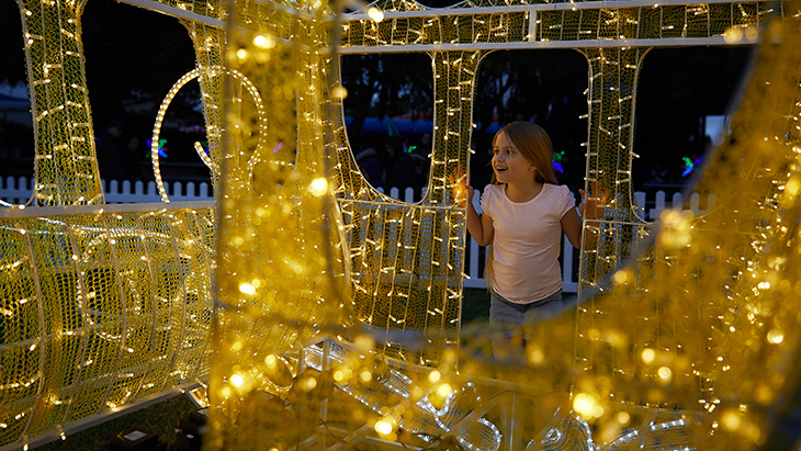 Christmas Festival of Lights at Adventure Park Geelong