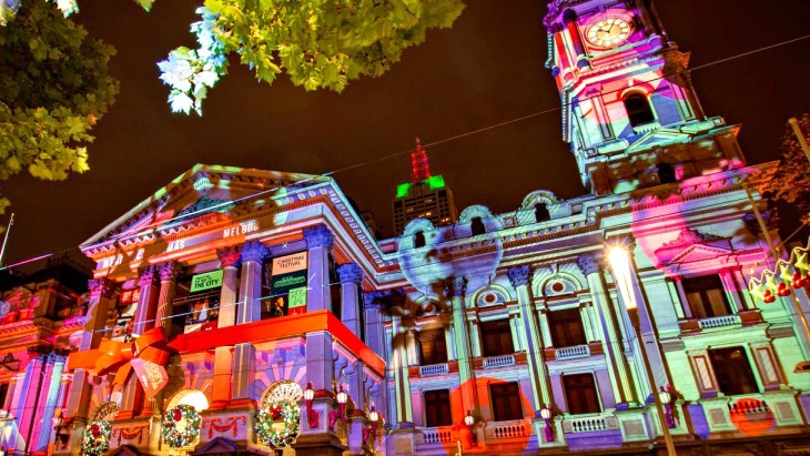 Melbourne Christmas Projections