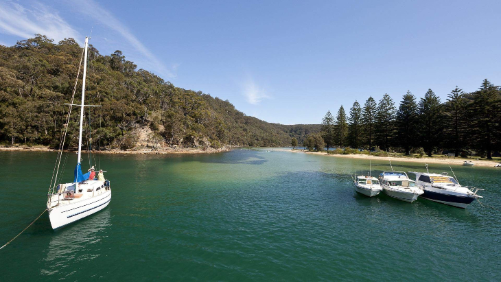 The basin beach camping