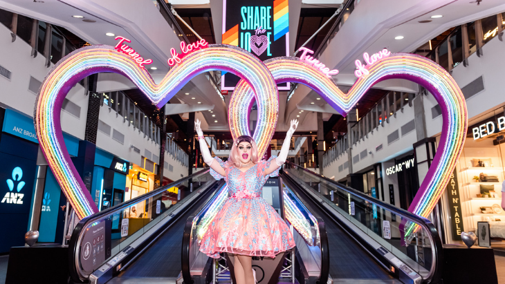 Kids Rainbow Love Parade, Broadway Shopping Centre