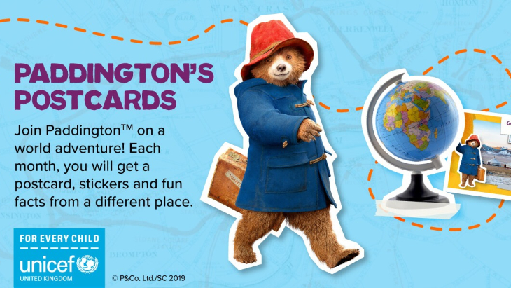 UNICEF Paddington's Postcards