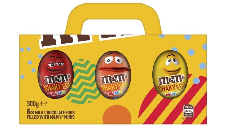 Woolworths M&M's Shaky Egg With Minis Gift Box