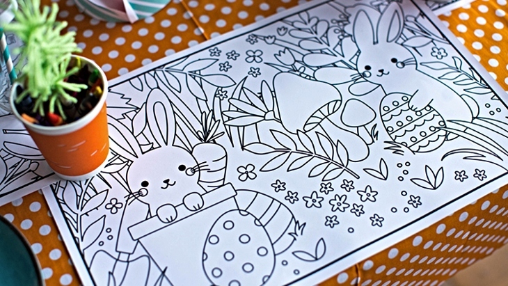 Printable Easter colouring pages
