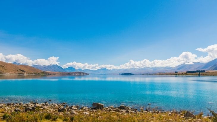 When travelling to New Zealand from Australia, Lake Tekapo is a must-see!