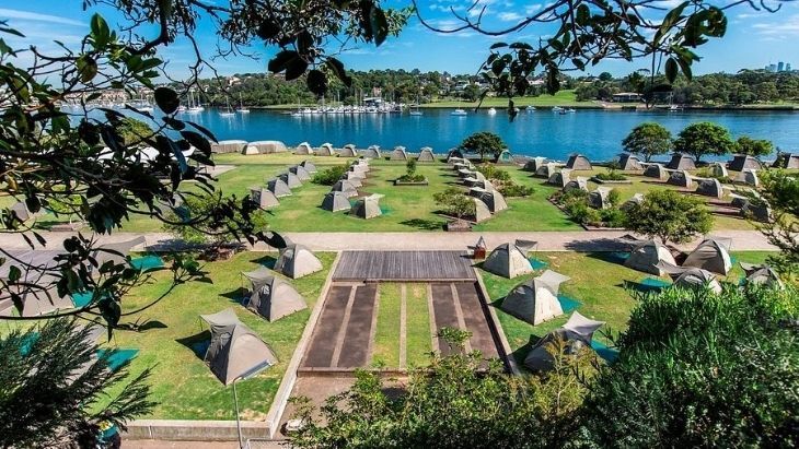 Cockatoo Island Family Camping