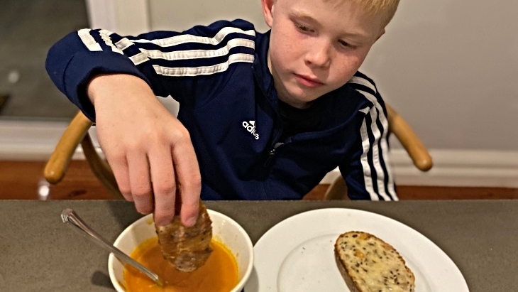 Salad Servers Pumpkin Soup