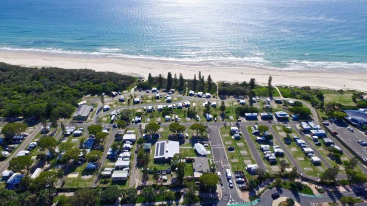 Beachfront camping Queensland