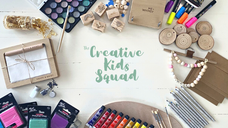 A beautiful range of jam-packed, premium art and craft kits the kids will love!