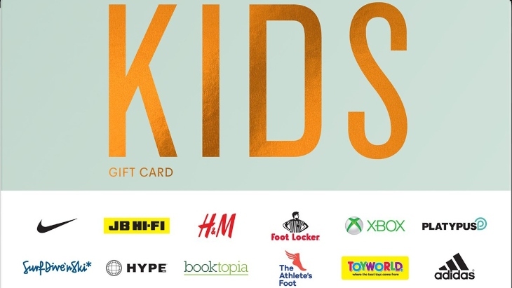 Gift cards for kids