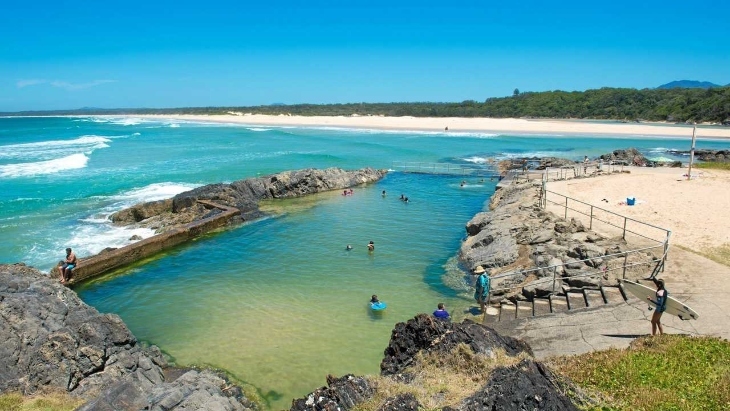 Sawtell beach rockpool