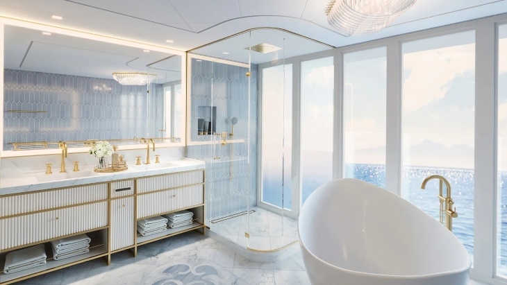 Royal suite bathroom