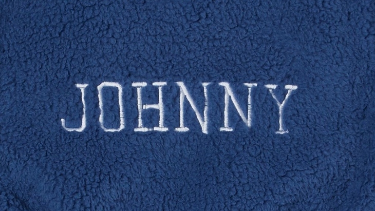 Personalised dressing gown