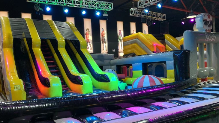 Indoor jumping castles