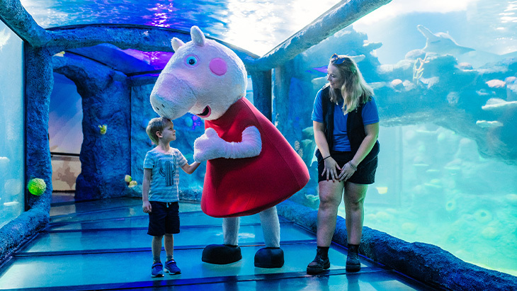 Peppa Pig at SEA LIFE Sydney Aquarium