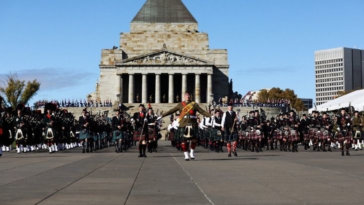 ANZAC day march