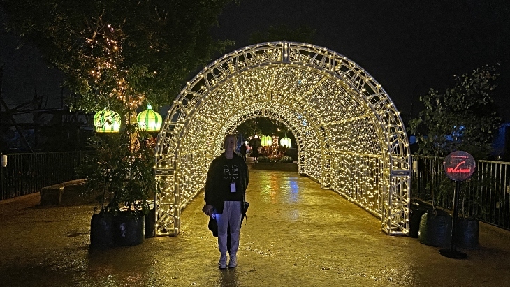 GLOW at Sydney Zoo Review Light Tunnel