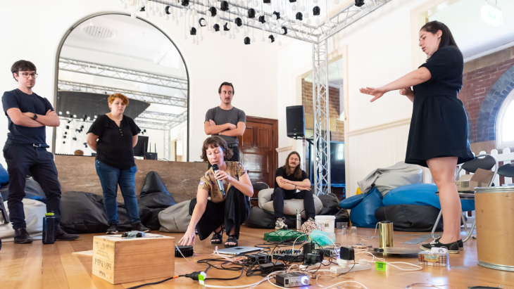 Electronic Sound Workshops at Hyde Park Barracks.