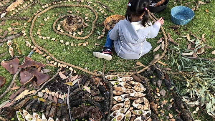 Nature & Art - Spring eco art for kids