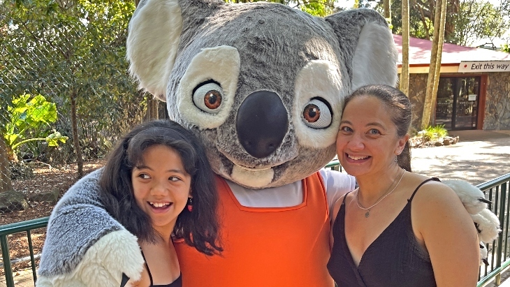 Currumbin Wildlife Sanctuary Koala Breakfast.