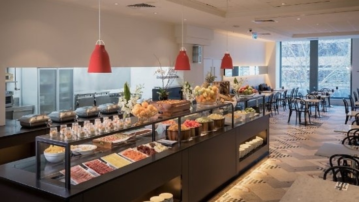 Novotel Melbourne On Collins buffet breakfast