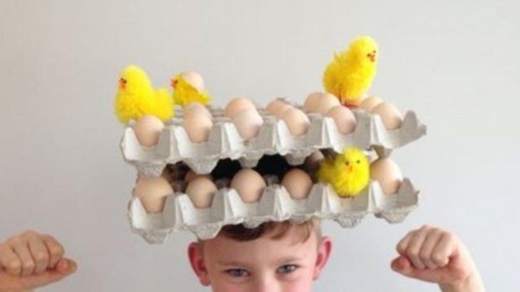 Egg Carton Hat