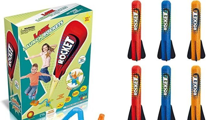 Step powered stomp rocket