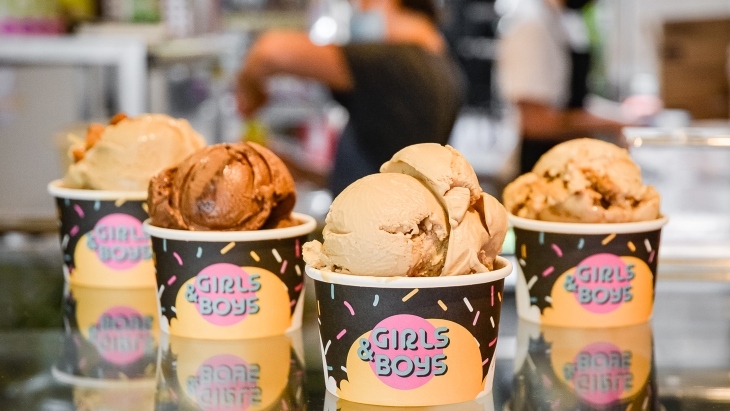 Girls & Boys ice cream