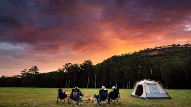 Camping on the Central Coast