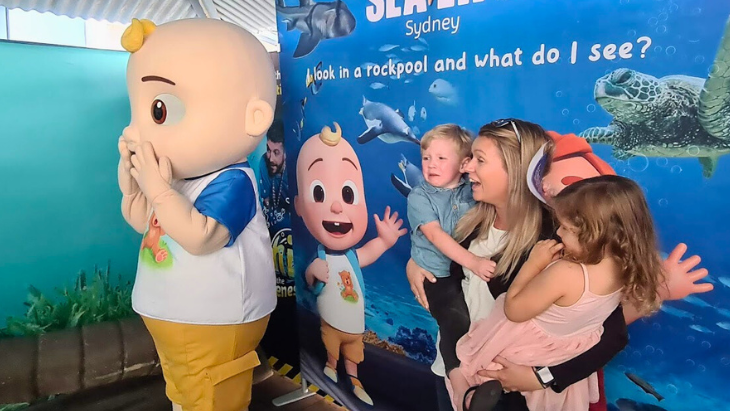 An interactive CoComelon Experience at SEA LIFE Sydney Aquarium