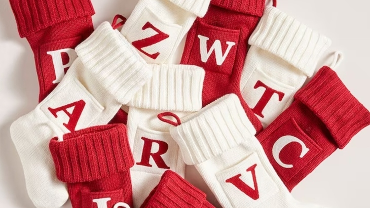 Alphabet Stockings from Target