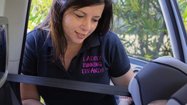 Ladies Running Errands