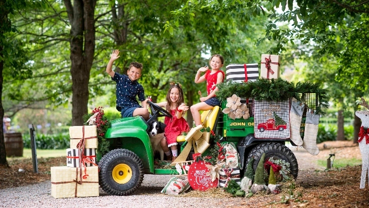 Santa in the Paddock