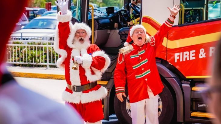 Brookside Santa Arrival Parade