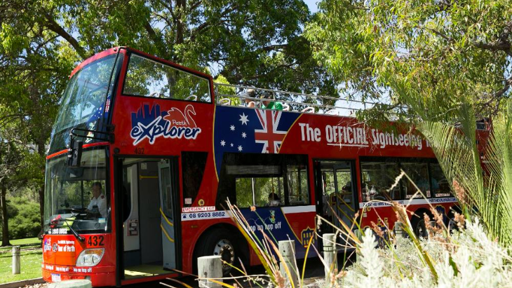 Perth and Kings Park Open Top Bus Tour