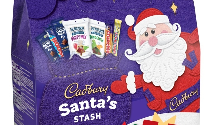 Cadbury Santa's Stash Chocolate and Candy Christmas Gift Bag