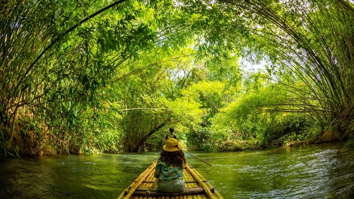 Bamboo rafting in Phuket