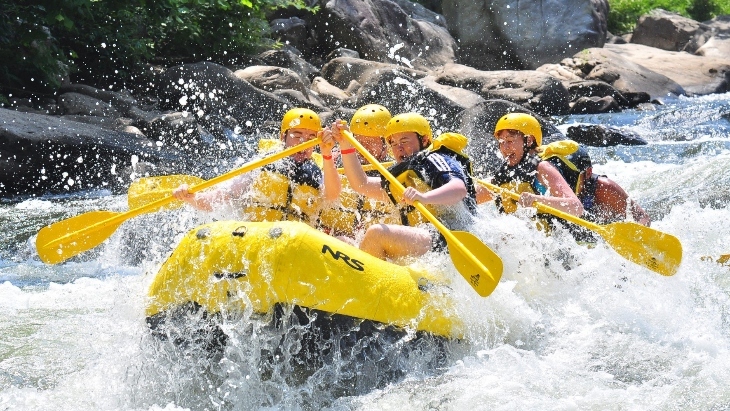 Whitewater rafting
