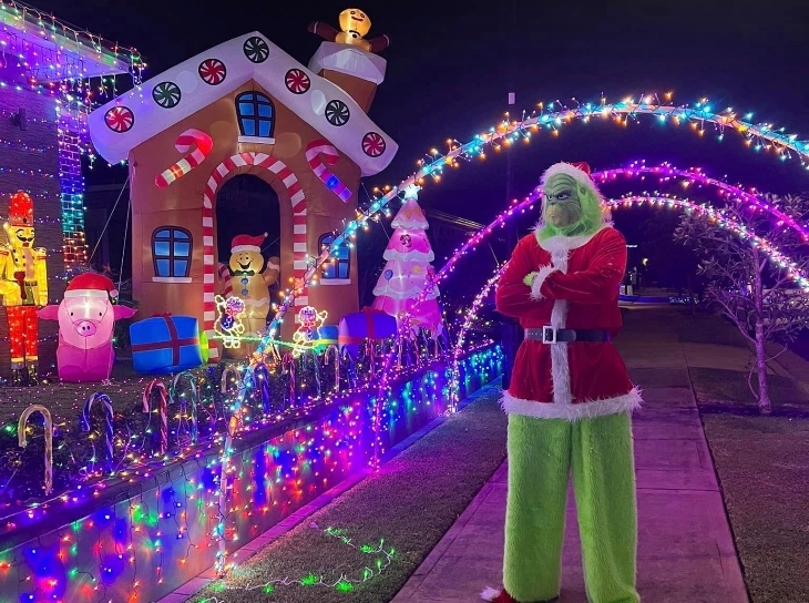 Christmas lights in Sydney