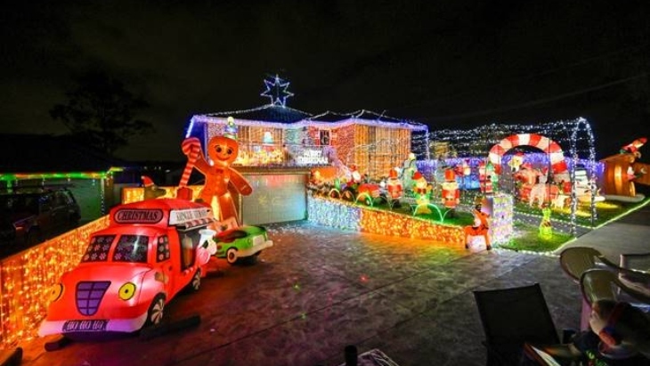 Christmas lights in Sydney