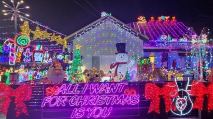 Christmas lights in Sydney