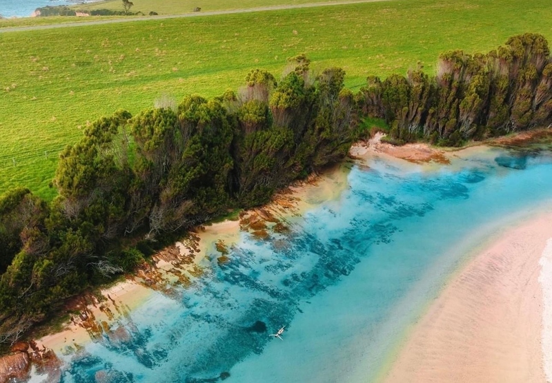 Handkerchief Beach Scenic Lake Narooma