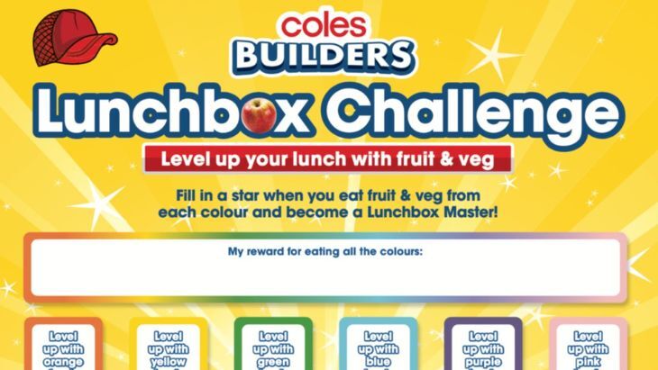 Coles Builders Lunchbox Challenge