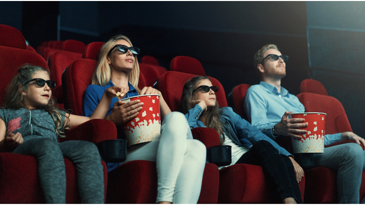 Family at the cinemas